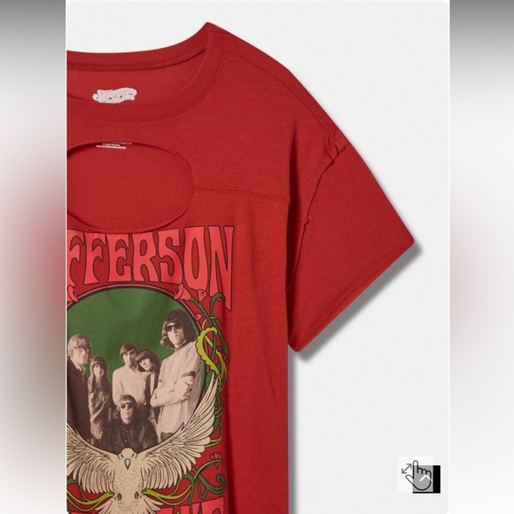 ♓️Torrid Size 3X Jefferson Airplane Tee - Picture 4 of 14